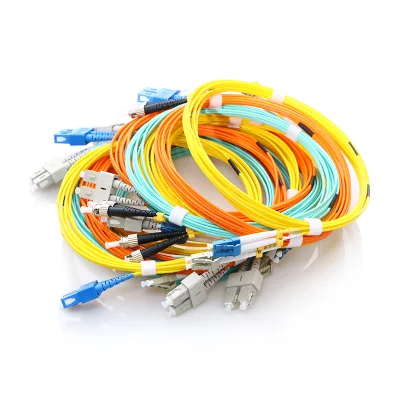 PC/UPC/APC Dys/OEM Personalizado Om3 Fibra Óptica Patch Cord com RoHS