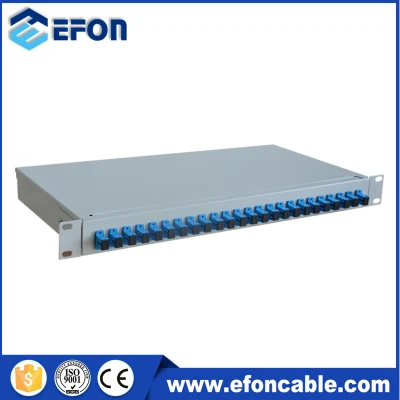 Patch Panel de Terminação e Emenda para Montagem em Rack de Equipamento de Fibra Óptica